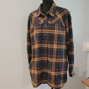 Duluth Trading Folklore Flannel Womens XXL EUC